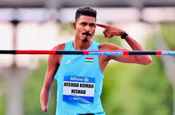 Nishad Kumar wins Silver in High Jump at the Paris Paralympics 2024