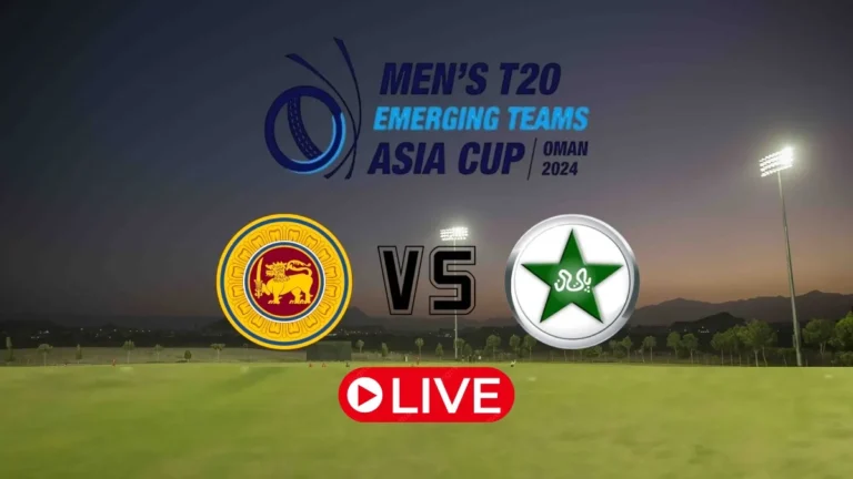 Sri Lanka A vs Pakistan A Live Score, Emerging Teams Asia Cup 2024 Semifinal 1: PAK-A 78/3 After 11 Overs – SL-A vs PAK-A Live Updates